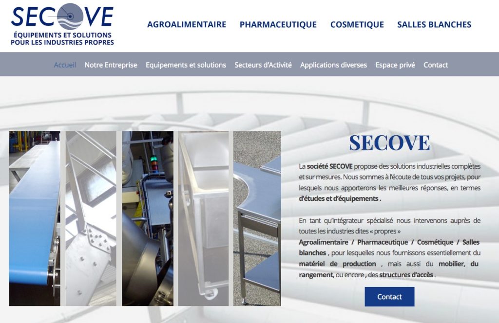 SECOVE : Solutions industrielles complètes et sur mesures.